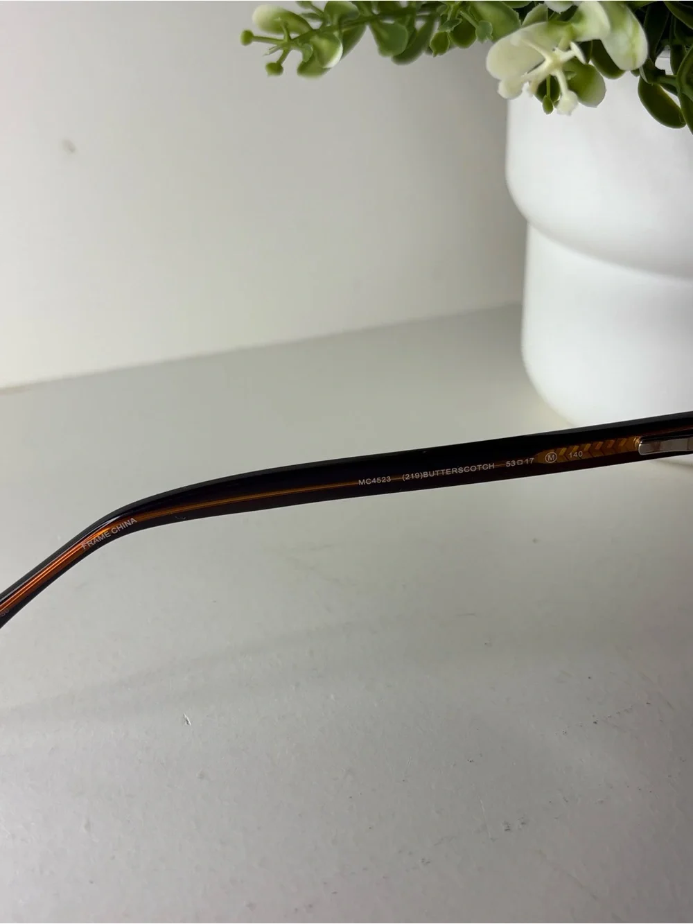 Title: McAllister MC4523 Butterscotch Tortoise Eyeglasses Frames 53-17-140 New